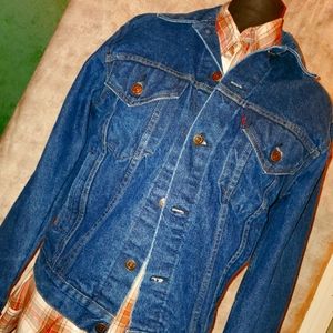 Vintage Men's or Women's Levi Denim Jean Jacket